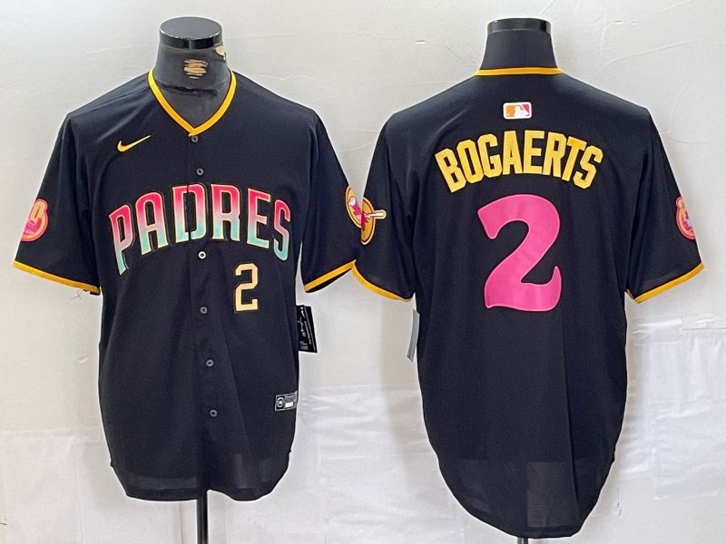 Men San Diego Padres 2 Bogaerts Black Jointly 2024 Nike MLB Jersey style 10